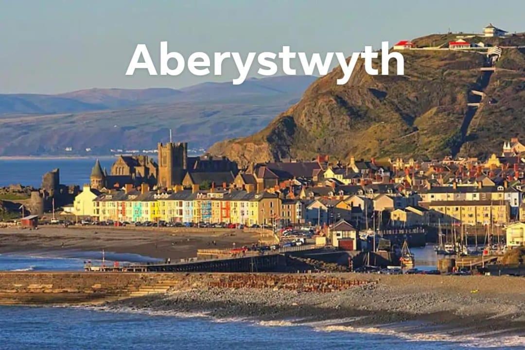 Bridge View Victorian Townhouse Central Aberystwyth Sleeps 6 Exteriör bild